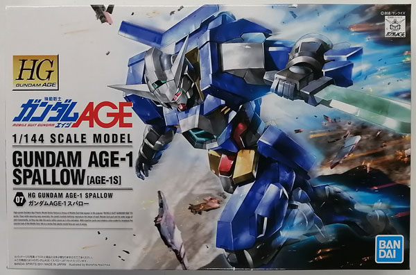 BANDAI SPIRITS HG 1/144 Gundam AGE-1 Sparrow Plastic Model รูปภาพ 1