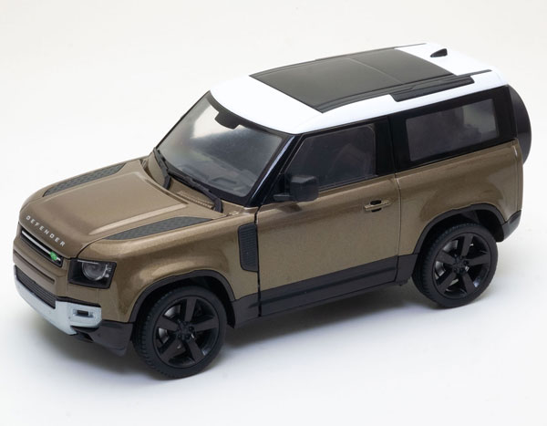 WELLY 1/24 Land Rover Defender (MT Brown)
