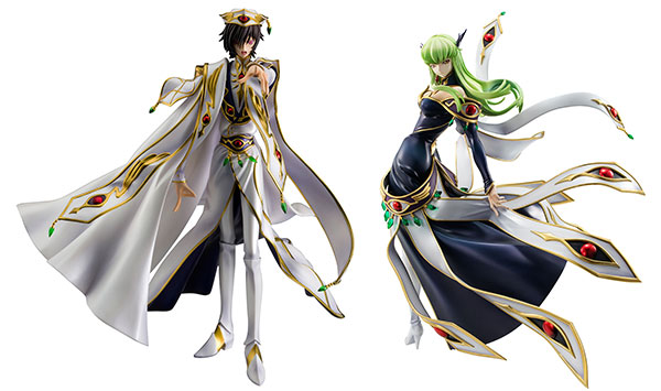 Lelouch vi Britannia & C.C. Britannian Costume Ver Code Geass Lelouch of  the Rebellion Precious GEM Series Figure Set