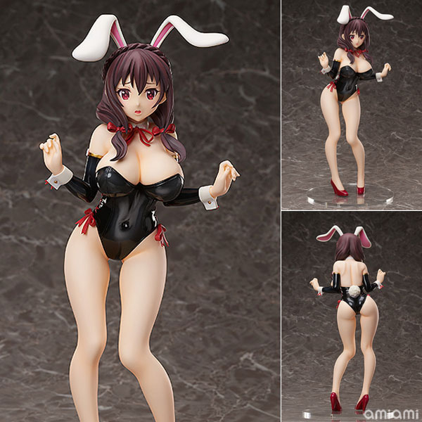 AmiAmi [Character & Hobby Shop]  [Exclusive Sale] B-style KonoSuba Yunyun  Bare Leg Bunny Ver. 1/4 Complete Figure(Released)