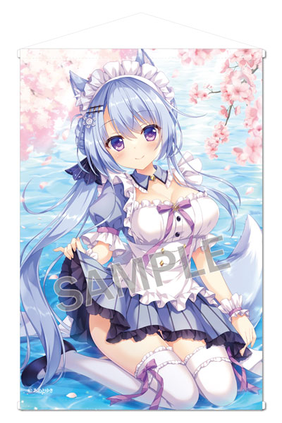 Brendream Yuki Ameto B2 Wall Scroll Tea Time Kitsune-san รูปภาพ 1