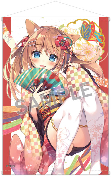 Brendream Suimya B2 Wall Scroll Kimono Tsumiki-chan รูปภาพ 1