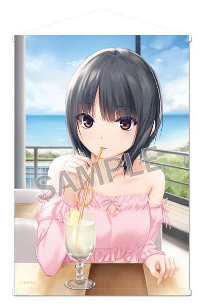 Brendream Coffee Kizoku B2 Wall Scroll Let's Dream Date Aoyama-san (daytime) รูปภาพ 1