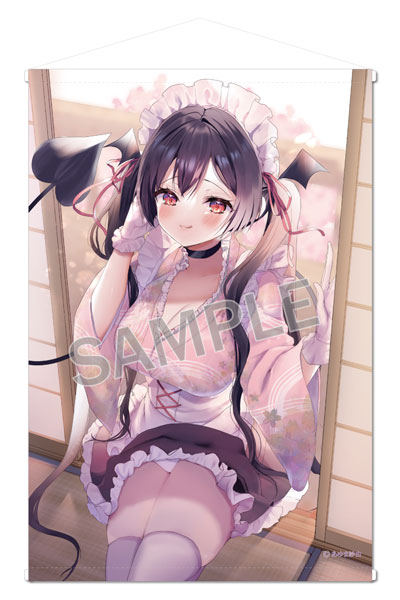 Brendream Sayu Ayuma B2 Wall Scroll Japanese Maid Riasu-chan Extra Edition image 1