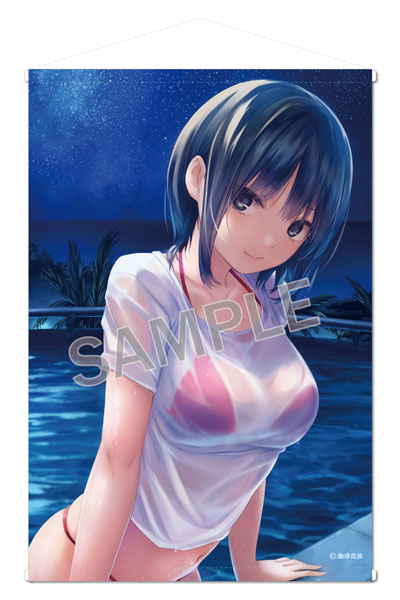 Brendream Coffee Kizoku B2 Wall Scroll SECRET NIGHT- Sumika Aoyama รูปภาพ 1