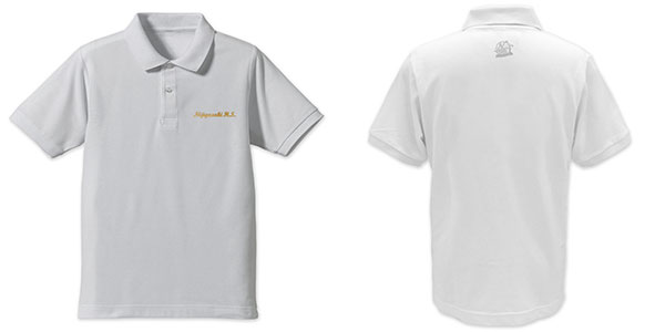 COSPA Love Live! Nijigasaki High School Idol Club Nijigasaki High School Embroidery Polo Shirt /WHITE-M รูปภาพ 1