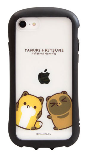 AmiAmi [Character & Hobby Shop] | Tanuki to Kitsune i select clear iPhone  SE (3rd Gen./2nd Gen.) /8/7/6s/6 Case Chibikko(Released)