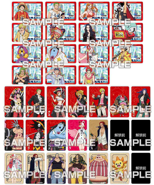 One Piece Red - Deco Sticker