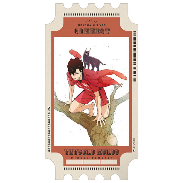 AmiAmi [Character & Hobby Shop]  Haikyuu!! TO THE TOP Travel Sticker (Rain  ver.) 3. Tetsuro Kuroo(Released)