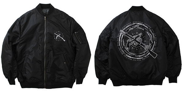 Date A Live IV Kurumi Tokisaki "Zafkiel" MA-1 Jacket / BLACK-XL