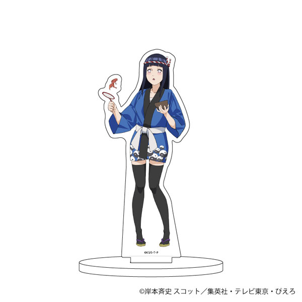 Chara Acrylic Figure "NARUTO" & "BORUTO" 28 / Hinata Hyuga Festival ver. (New Illustration)