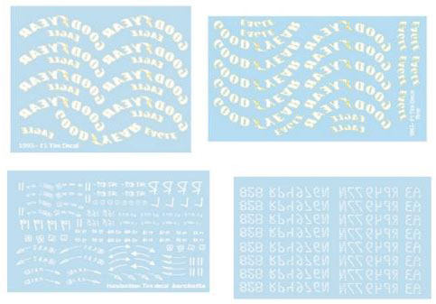 AmiAmi [Character & Hobby Shop] | 1/20 Tire Logo Decals 2 w