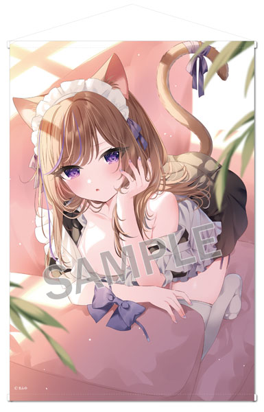 Brendream Mafuyu B1 Wall Scroll Tea time Leo-chan Extra Edition รูปภาพ 1