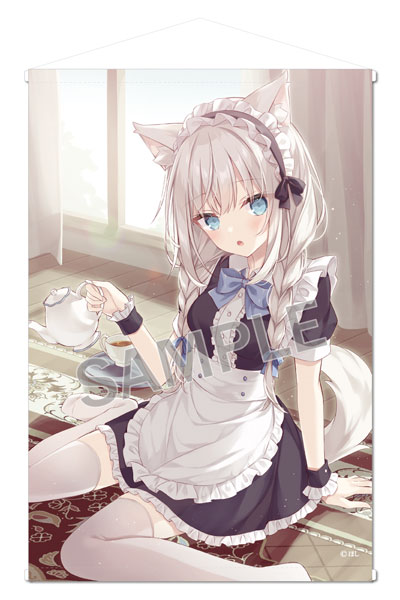 Brendream Hoshi B2 Wall Scroll Tea time Mashiro-chan รูปภาพ 1