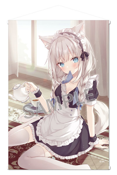 Brendream Hoshi B2 Wall Scroll Tea time Mashiro-chan Extra Edition hình ảnh 1