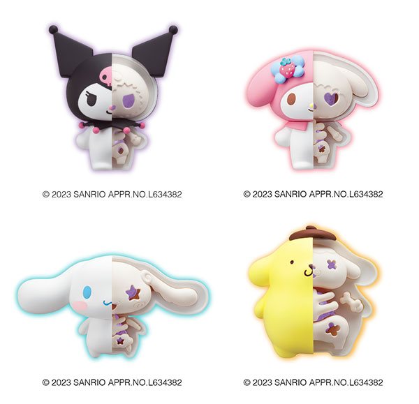 AmiAmi [Character & Hobby Shop]  KAITAI FANTASY Sanrio Characters Fancy  Purple 4Pack BOX(Released)