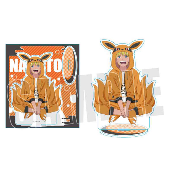 AmiAmi Character Hobby Shop Acrylic Stand NARUTO Shippuden Naruto Uzumaki Kigurumi Pajamas ver. Released