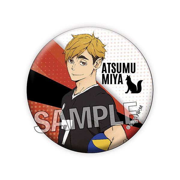 Haikyuu!! TO THE TOP Anime badge Kita Shinsuke Atsumu Miya