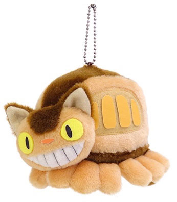 AmiAmi [Character & Hobby Shop]  Ghibli Goods Collection Plush Badge Cat  Bus(Released)