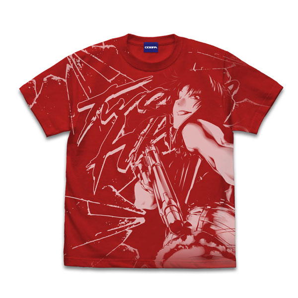 Black Lagoon Revy All Print T-shirt /RED-M