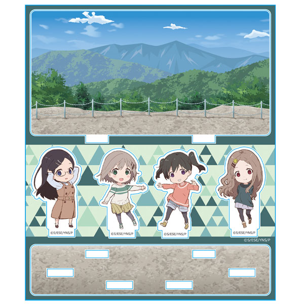 AmiAmi [Character & Hobby Shop]  Yama no Susume Next Summit Acrylic  Diorama [Aoi & Hinata & Kaede & Kokona](Released)