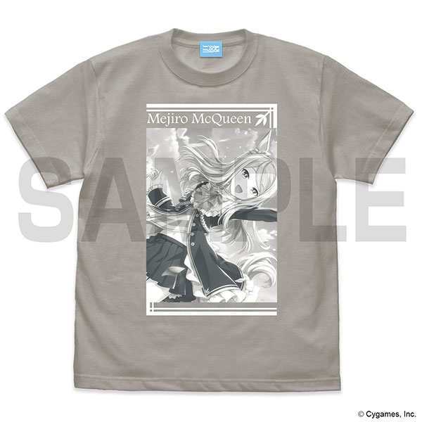 COSPA Umamusume Pretty Derby Mejiro McQueen / As the "Ace" T-shirt / LIGHT GRAY L รูปภาพ 1