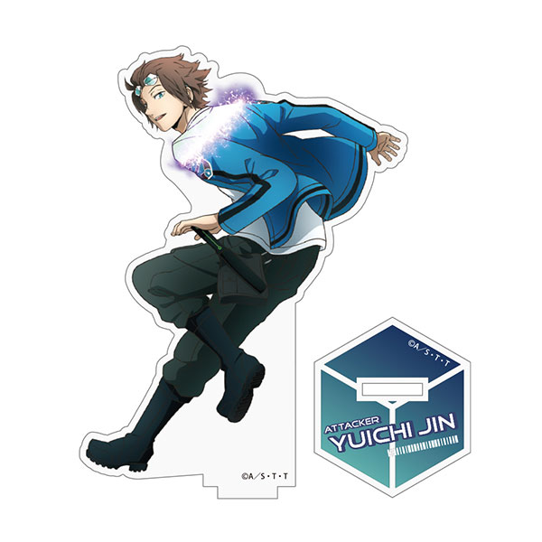 AmiAmi [Character & Hobby Shop]  World Trigger New Illustration Yuichi Jin  Tin Badge Trigger On Ver.(Pre-order)