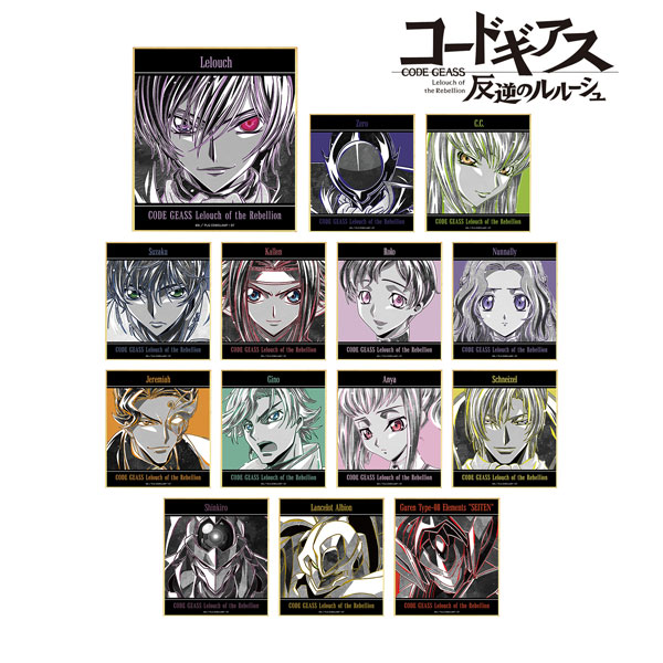 MBTI® Of Code Geass Characters
