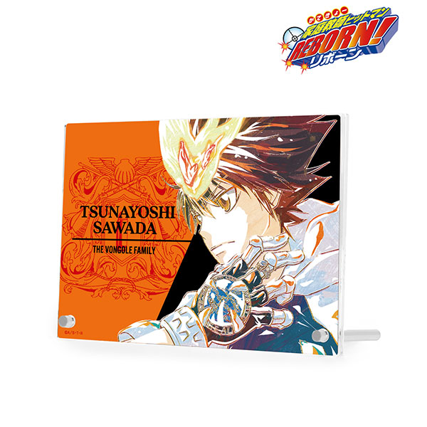 Katekyo Hitman Reborn! Tsunayoshi Sawada Ani-Art Aqua Label Clear