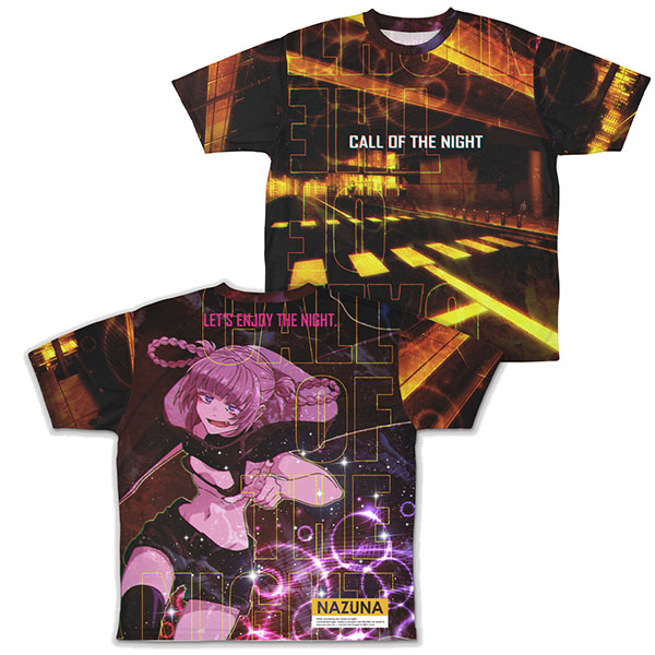 AmiAmi [Character & Hobby Shop]  Call of the Night Full Color T-shirt  /BLACK-L(Released)