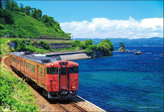 ﾔﾉﾏﾝ01-2083氷見線と富山湾