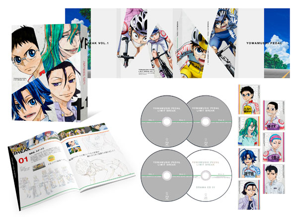 AmiAmi [Character & Hobby Shop]  BD Yowamushi Pedal: Limit Break Blu-ray  BOX Vol.1 First Press Limited Edition(Released)