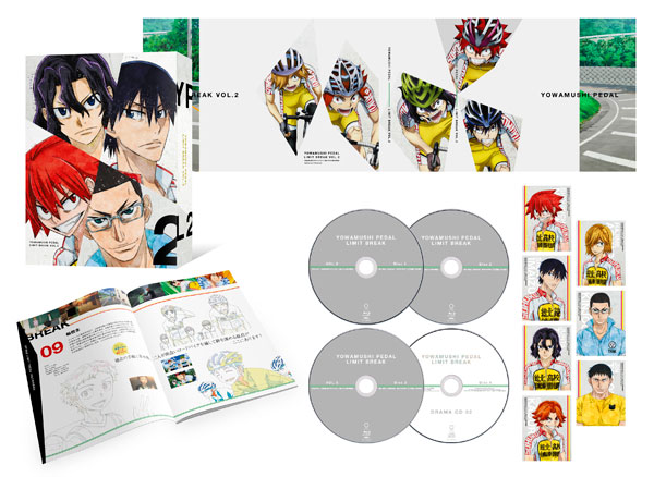 Yowamushi Pedal LIMIT BREAK Blu-ray BOX Vol.3 Bluray Disc Goods JAPANESE