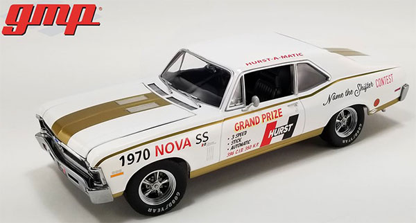 ミニカー　1/18 1970 Chevrolet Nova SS 54th International 500 Mile Sweepstakes Hurst Performance ’Grand Prize’ Car [GMP-18982] AmiAmi [Character & Hobby Shop] | 1/18 1970 Chevrolet Nova