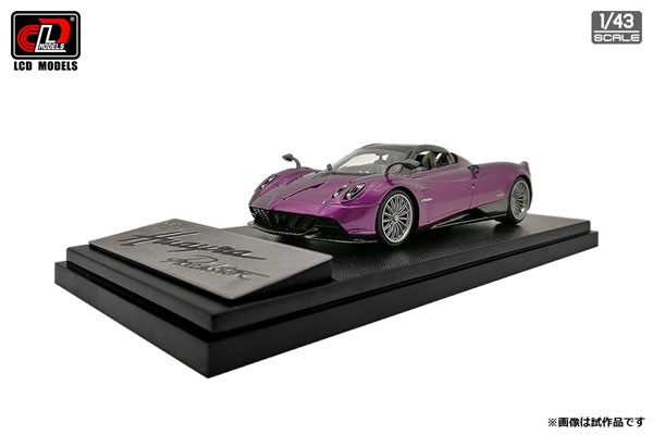 LCD MODEL 1/43 Pagani Huayra Roadster Purple