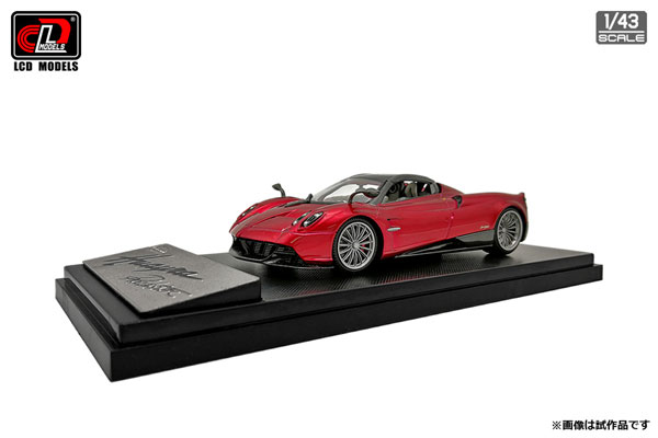 LCD MODEL 1/43 Pagani Huayra Roadster Red