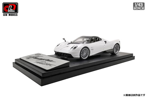 LCD MODEL 1/43 Pagani Huayra Roadster White 이미지 1