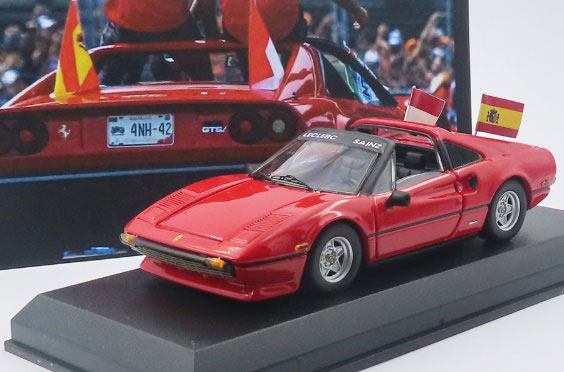 AmiAmi [Character & Hobby Shop] | 1/43 Ferrari 308 GTS Mexico GP Drivers  Parade 2022 Leclerc / Sainz(Released)