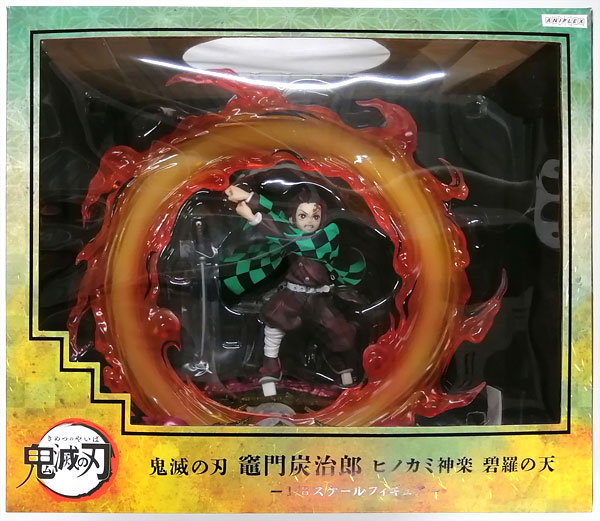 Aniplex Demon Slayer: Kimetsu no Yaiba Mugen Train Arc Tanjiro Kamado Hinokami Kagura Hekira no Ten 1/8 Complete Figure (ANIPLEX+ Exclusive)