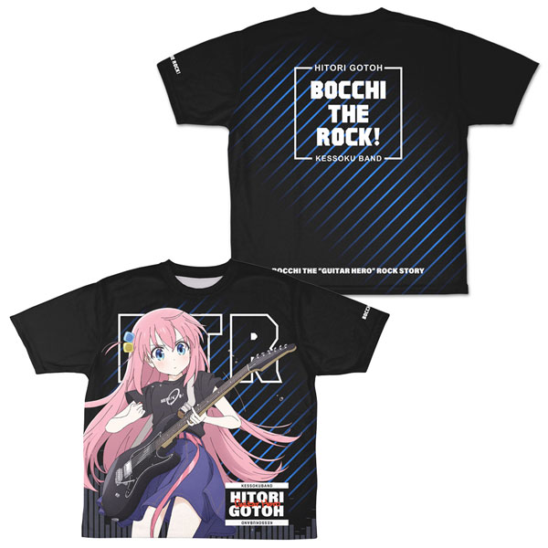 AmiAmi [Character & Hobby Shop] | Bocchi the Rock! New Illustration Hitori  Goto Double-sided Full Graphic T-shirt L(Pre-order)