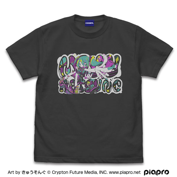 COSPA Hatsune Miku T-shirt Kyusongu Ver./SUMI-L รูปภาพ 1