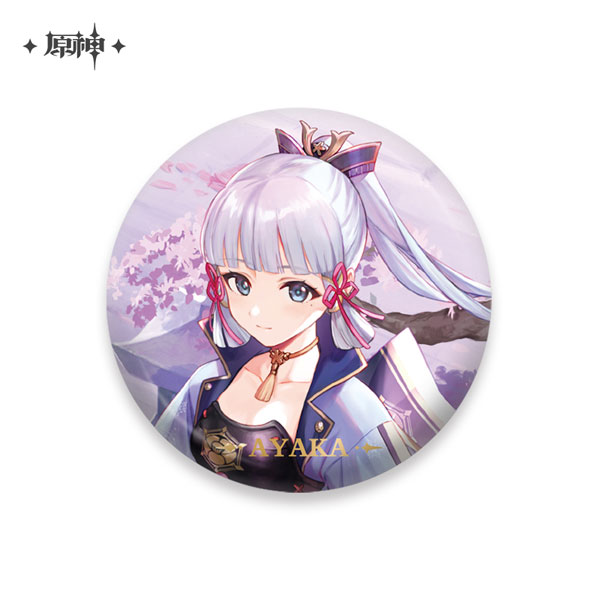 原神　など 原神 スクエア型缶バッジ 綺良々[miHoYo]《発売済・在庫品》