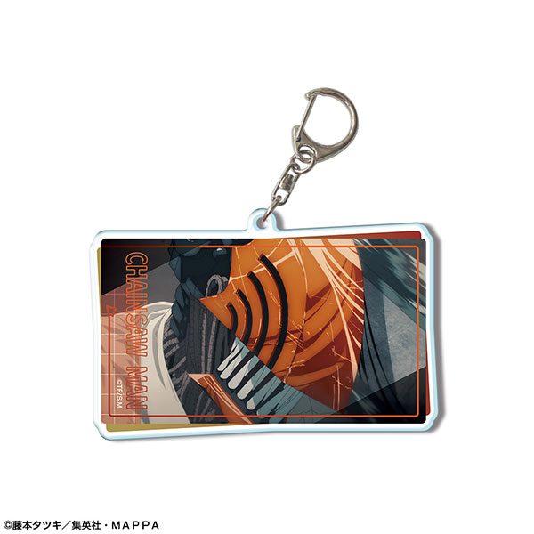 Anime Chainsaw Man Season 2 Denji Keychain Cosplay Prop Accessory Black  Metal Pendant Key Ring Makima