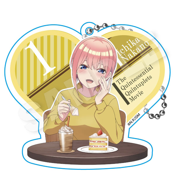 AmiAmi [Character & Hobby Shop]  DecoFla Acrylic Keychain Movie The  Quintessential Quintuplets 01 Ichika Nakano(Released)