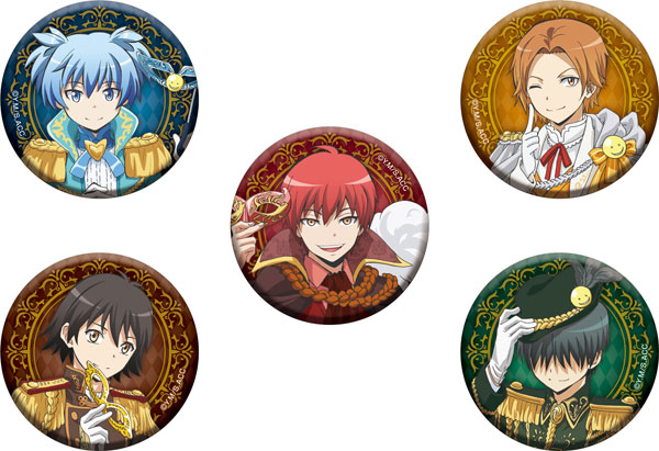 AmiAmi [Character & Hobby Shop]  Anime Assassination Classroom New  Illustration Tin Badge Collection 6Pack BOX(Released)