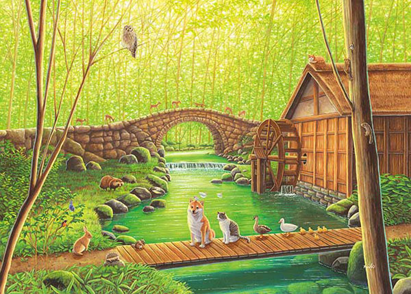 Aﾜﾝ500-309きらきらの森