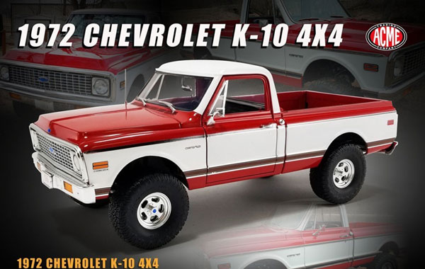 AmiAmi [Character u0026 Hobby Shop] | 1/18 1972 Chevrolet K10 4 x 4(Released)