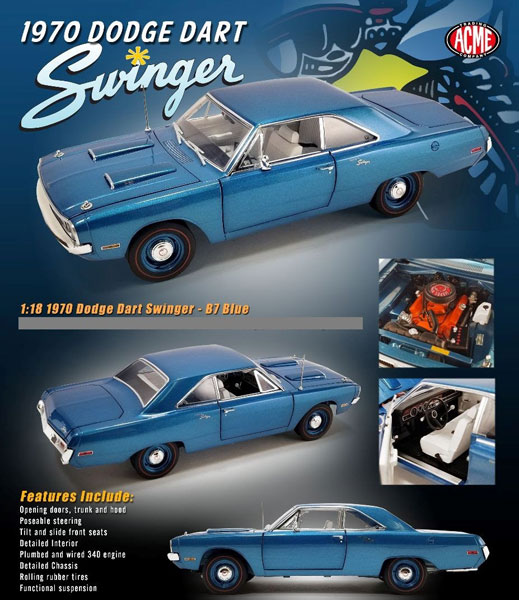 AmiAmi [Character & Hobby Shop] | 1/18 1970 Dodge Dart Swinger 