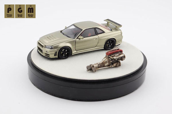 AmiAmi [Character & Hobby Shop] | 1/64 Nismo R34 GT-R Z-tune Jade