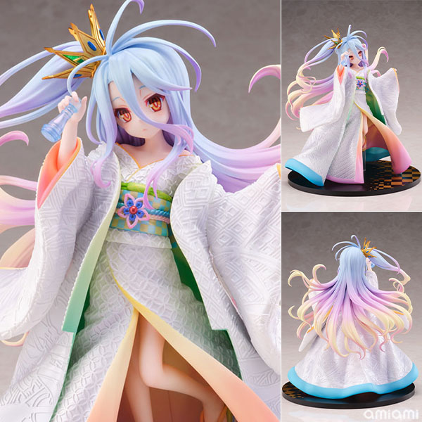 AmiAmi [Character & Hobby Shop] | NO GAME NO LIFE 游戏人生白-白无垢- 1/7 完成品手办(已发售)